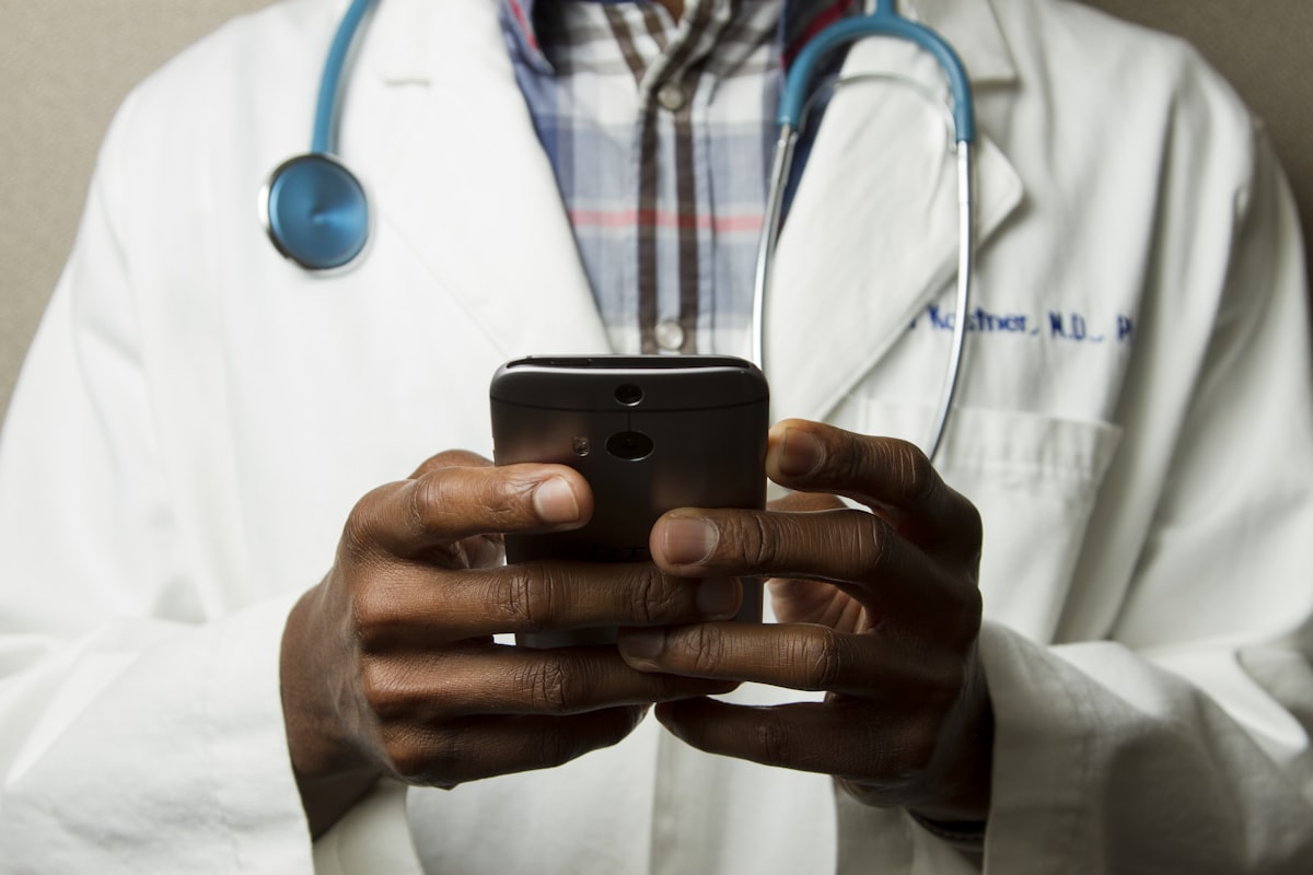 Medical professional in a healthcare setting